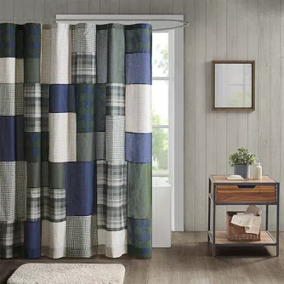 Woolrich Mill Creek Shower Curtain In Green