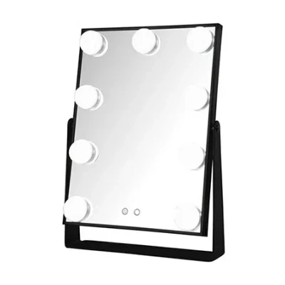 Jerdon Hollywood Light Up Mirror In Black