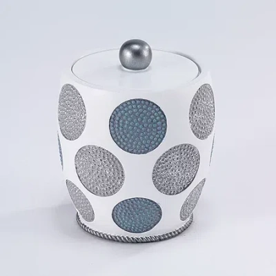 Avanti Dotted Circle Bathroom Canister In Multi