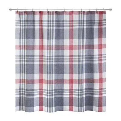 Izod Nordic Shower Curtain In Blue