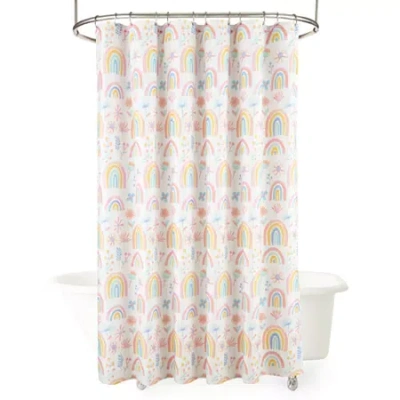 Ink+ivy Kids Trixie Rainbow Shower Curtain In Multi
