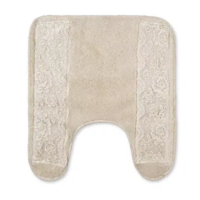 Popular Bath Rose Vine Bath Contour Rug In Sand