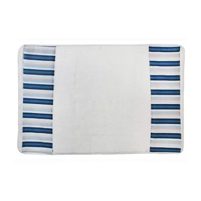 Popular Bath Beautifly Bath Rug In Blue