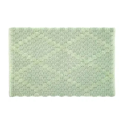 Nicole Miller Tropiluxe Bath Rug In Green