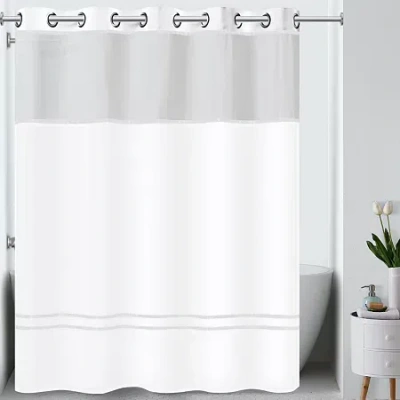 Hookless Escape Shower Curtain In White