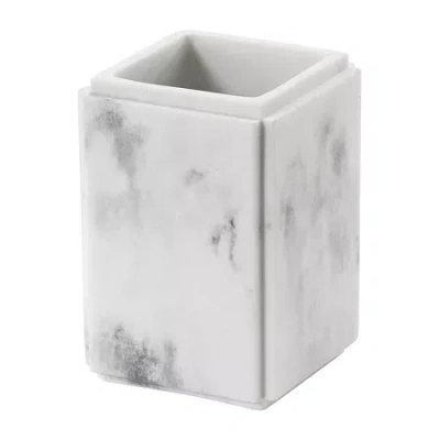 Avanti Helena Marble Tumbler In White