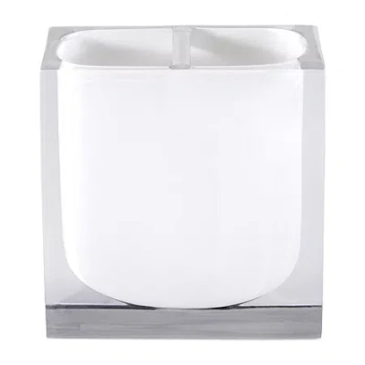 Izod Marina White Toothbrush Holder In White