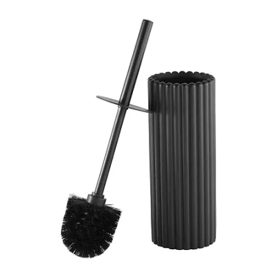Avanti Ribbed Toilet Bowl Brush In Black