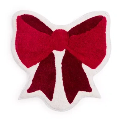 Avanti Bow Bath Rug In Red