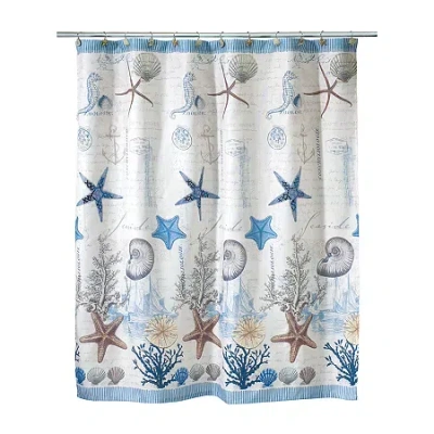 Avanti Antigua Shower Curtain In White