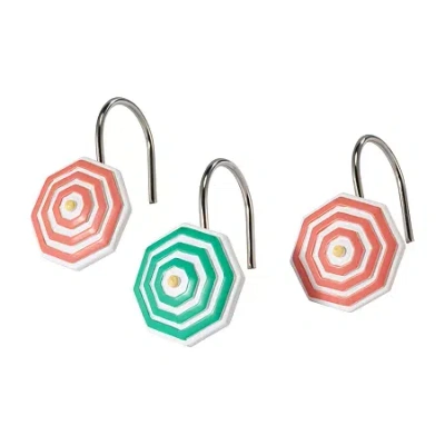 Avanti Flamingo Paradise Shower Curtain Hooks In Pink