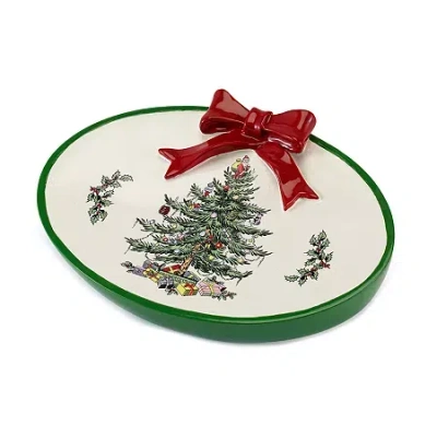 Avanti Spode Christmas Tree Soap Dish In Red