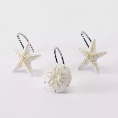 Avanti Beachcomber Shower Curtain Hooks In Green