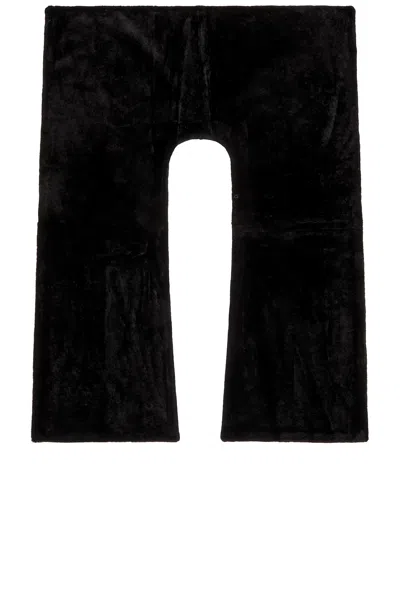 Nour Hammour Edra Shearling Scarf In Black