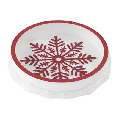 Avanti Sparkle Soap Dish In White
