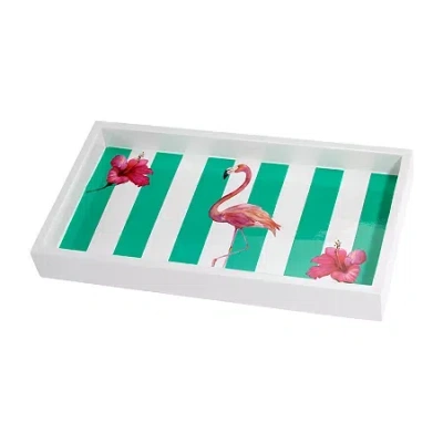 Avanti Flamingo Paradise Vanity Tray In Pink