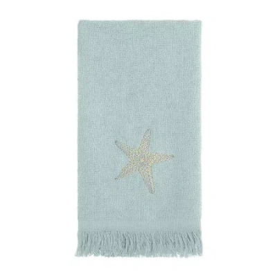 Avanti By The Sea Embroidered Towels In Green