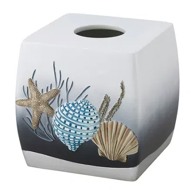 Avanti Blue Lagoon Tissue Box Cover In Multi