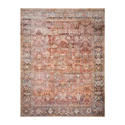 Loloi Layla Indoor Rectangular Accent Rug In Red
