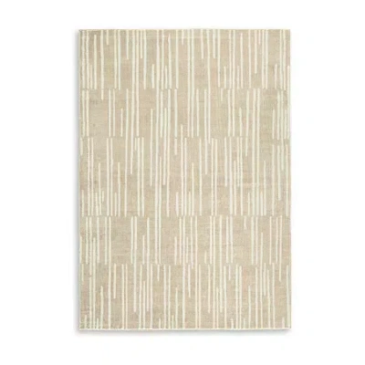 Signature Design By Ashley Ardenville Washable Indoor Rectangular Area Rug In Brown
