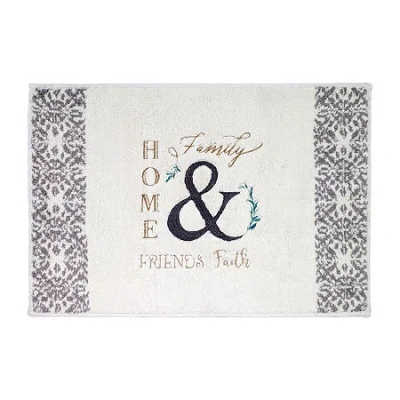 Avanti Modern Farmhouse Bath Rug In Sand