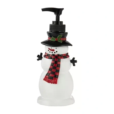 Saturday Knight Woodland Winter Soap Dispenser In Red