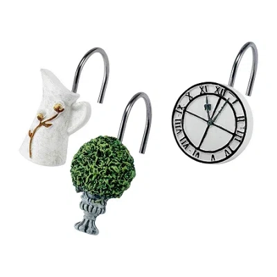 Avanti Modern Farmhouse Shower Curtain Hooks In Sand