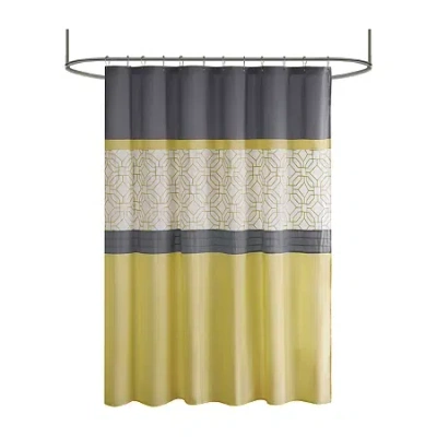 510 Design Shane Shower Curtain In Yellow