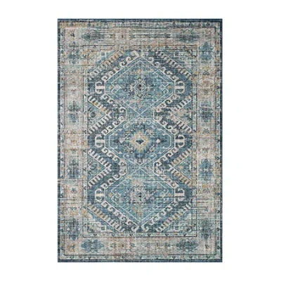 Loloi Skye Indoor Rectangular Accent Rug In Blue