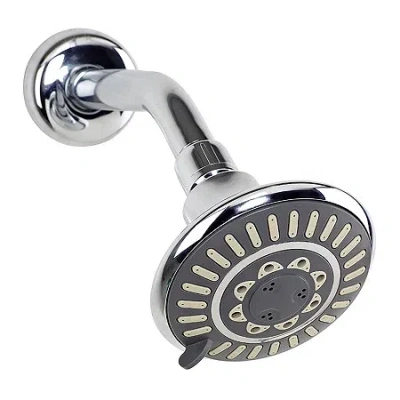 Kennedy International 8f Shower Head And Cord Set In Silver