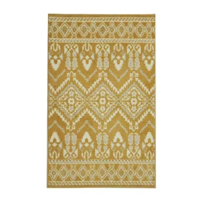 Riviera Home Mahalo Tribal Hand Tufted Rectangular Accent Indoor Rugs In Yellow