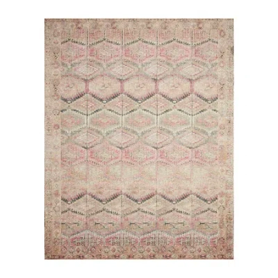Loloi Layla Indoor Rectangular Accent Rug In Pink