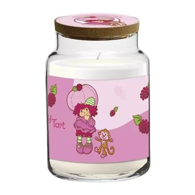 Courtside Market Strawberry Shortcake 26 oz Raspberry Tart Wave Scented Jar Candle In Pink