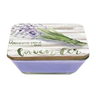 Courtside Market Green Witch Ii 3-in-1 20oz Soy Wax With Decorative Art Lid Scented Jar Candle In Purple