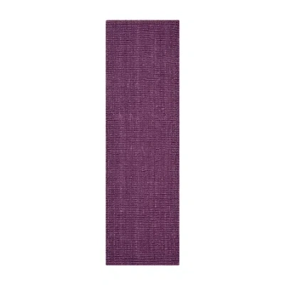 Safavieh Natural Fiber Tia Kitchen Runner In Purple