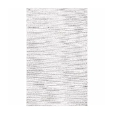Nuloom Hand Woven Chunky Woolen Cable Rug In White