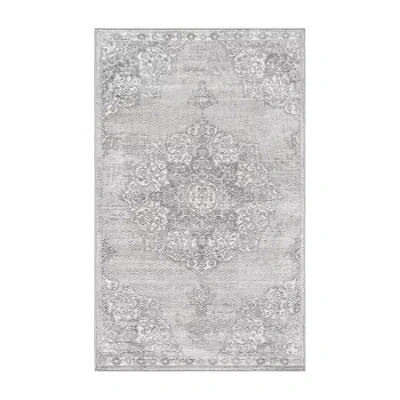 Safavieh Edden Collection Machine Made Indoor Rectangular Accent Rug In Gray