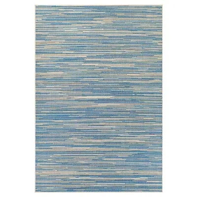 Couristan Alassio Indoor/outdoor Rectangular Rug In Blue