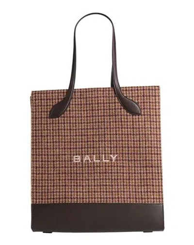 Bally Woman Handbag Camel Size - Textile Fibers In Sand