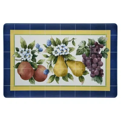 Achim Fruity Tiles Anti-fatigue 18"x30" Kitchen Mat In Multi