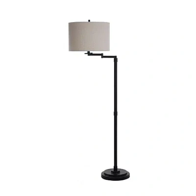 Stylecraft Madison Floor Lamp In Brown