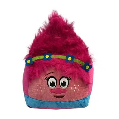 Idea Nuova Dreamworks Trolls Poppy Toddler Bean Bag In Pink
