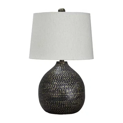 Signature Design By Ashley Maire Metal Table Lamp In Black