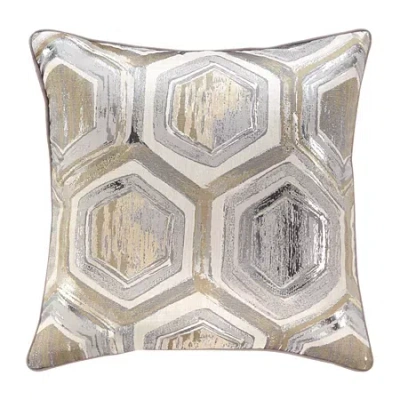 Signature Design By Ashley Meiling Square Throw Pillow In Gray