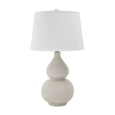 Signature Design By Ashley Saffi Ceramic Table Lamp In White
