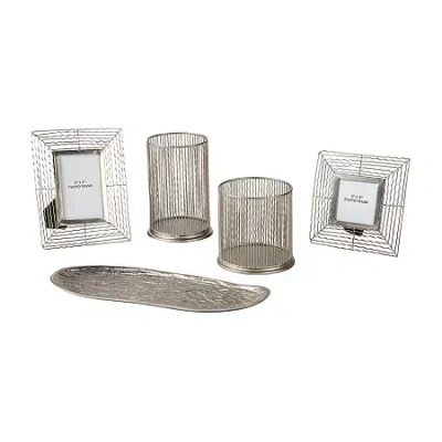 Signature Design By Ashley 5-pc. Tabletop Decor In Silver