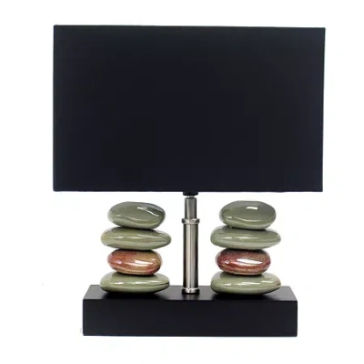 All The Rages Elegant Designs Ceramic Table Lamp In Black