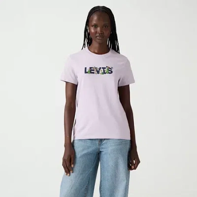 Levi 's Women's Short Sleeve Perfect T-shirt In Purple