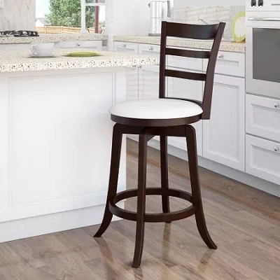 Corliving Woodgrove Swivel Bar Stool In Multi