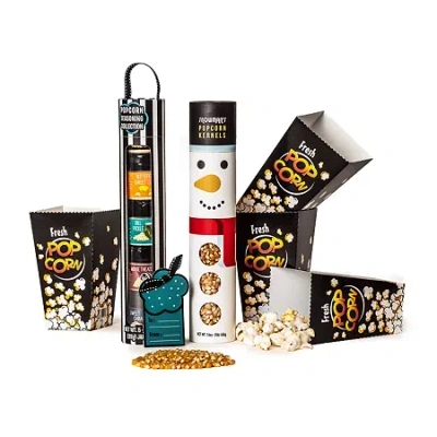 Wabash Valley Farms Seasoned Snowman Popcorn Food Set In Multi
